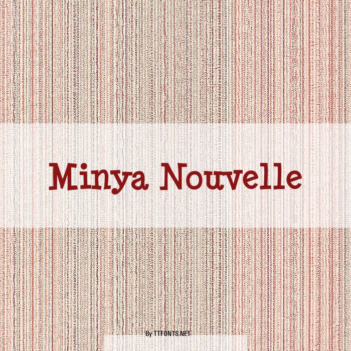 Minya Nouvelle example